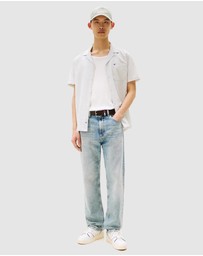 Tommy Jeans - Linen Blend Regular SS Shirt