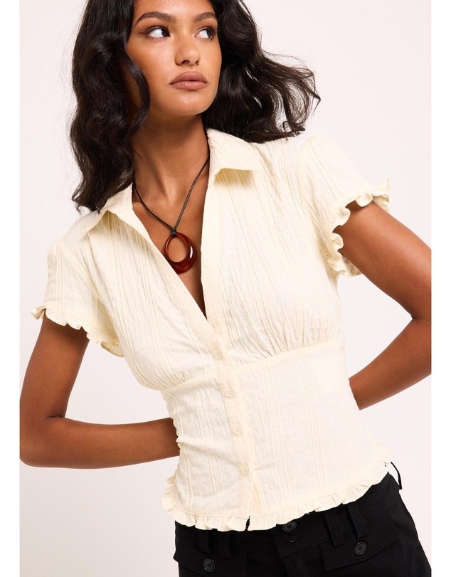 Alice In The Eve - Bryn Ruffle Shirt