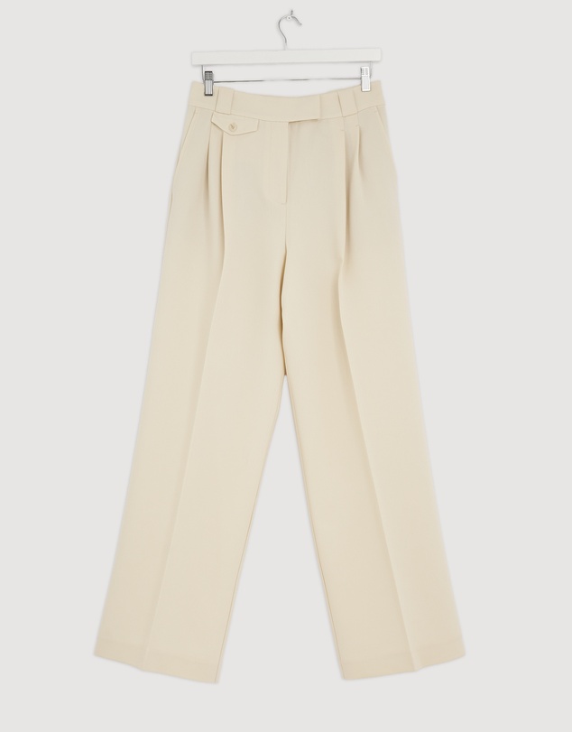 Revibe - Repaired Shona Joy Irena High Waisted Tailored Pants - AU 12