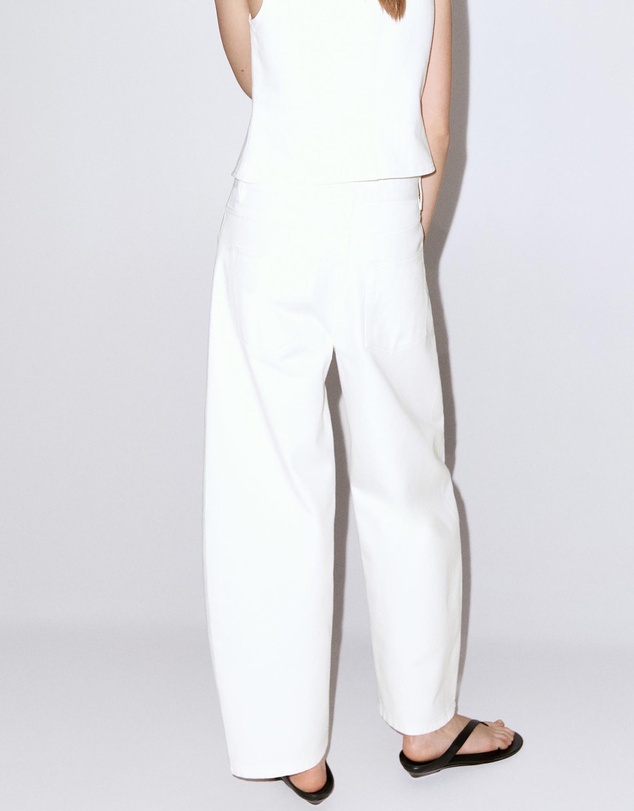 M.N.G - Balloon Crop Jeans