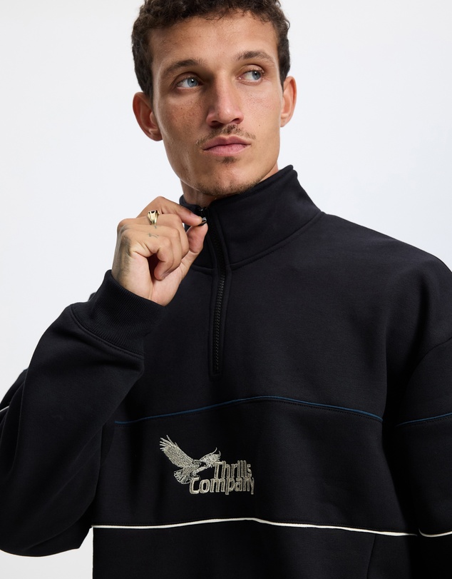 Thrills - Between Chaos Calm Quarter Zip Fleece Sweat