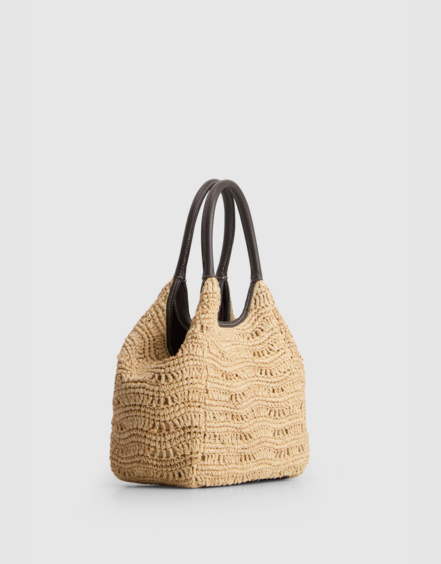 Evity - Camile Raffia Shopper Bag