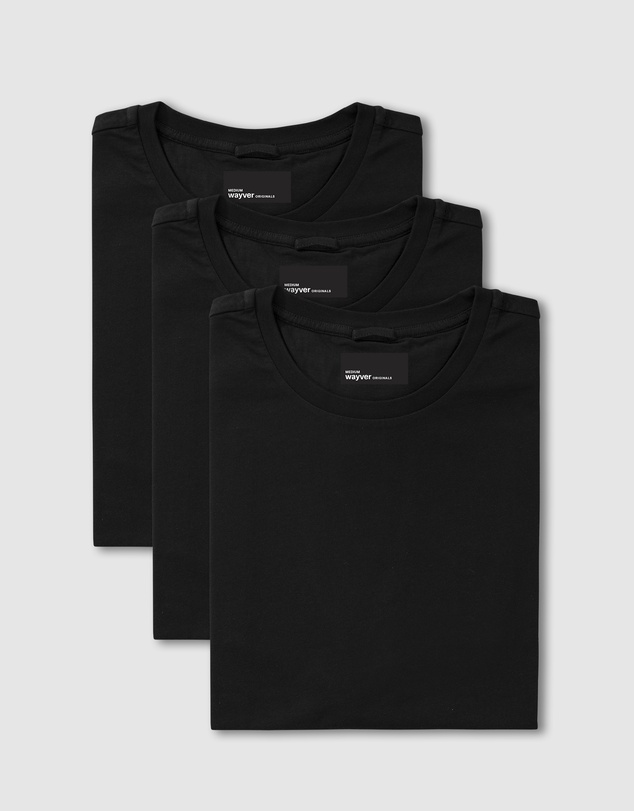 Wayver - The Essential Crew Tee 3-Pack