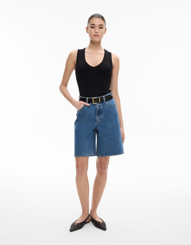 Witchery - Fine Rib V-neck Tank Top
