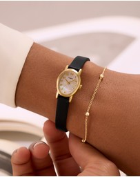 TIMEX - Cavatina 18mm Leather Strap Watch