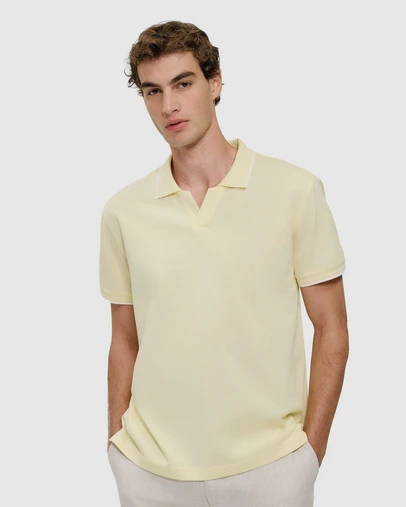 Trenery - Mercerised Cotton Pique Polo
