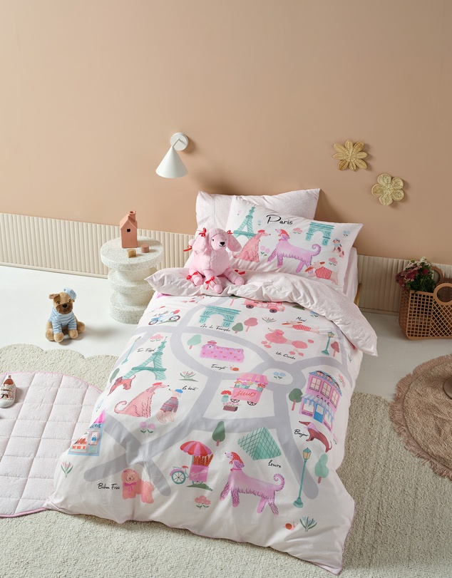 Linen House Kids - Petite Paris Quilt Covet Set