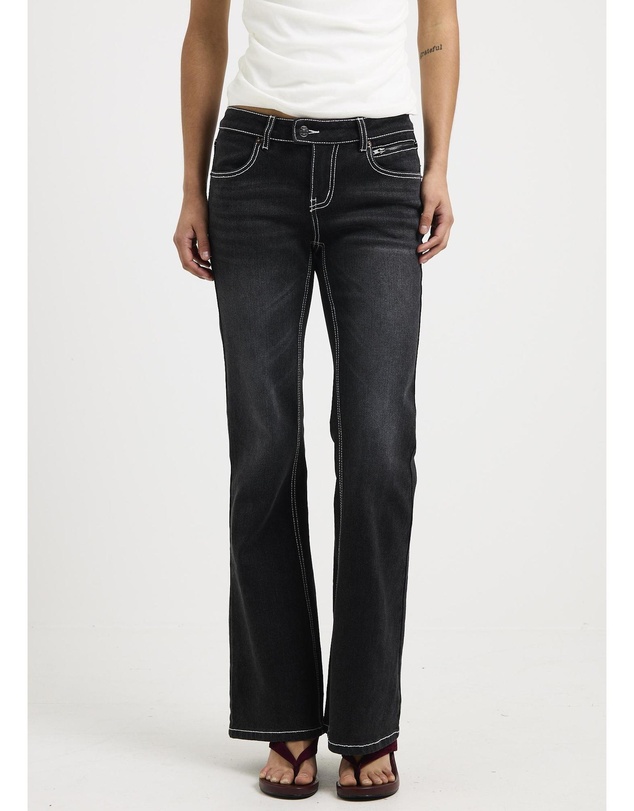 Neon Hart - Melrose Y2K Low Flare Denim Jeans