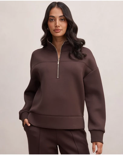 Forever New - Hailey Ribbed Detail Lounge Jumper