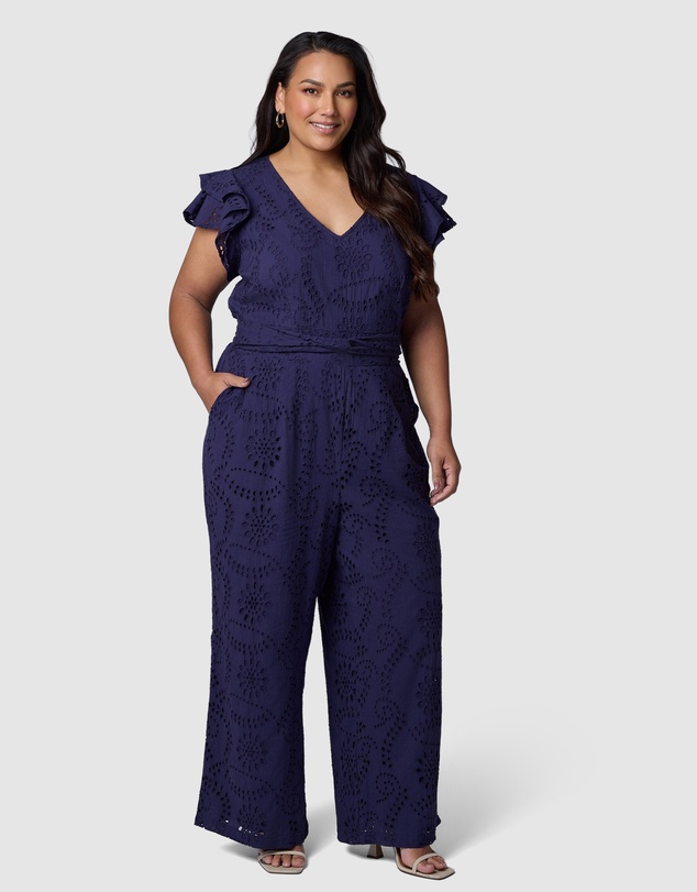 Something 4 Olivia - Layla Broderie Jumpsuit