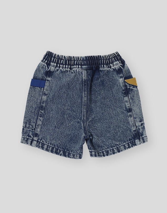 Goldie + Ace - Colour Block Vintage Denim Shorts - Babies-Kids