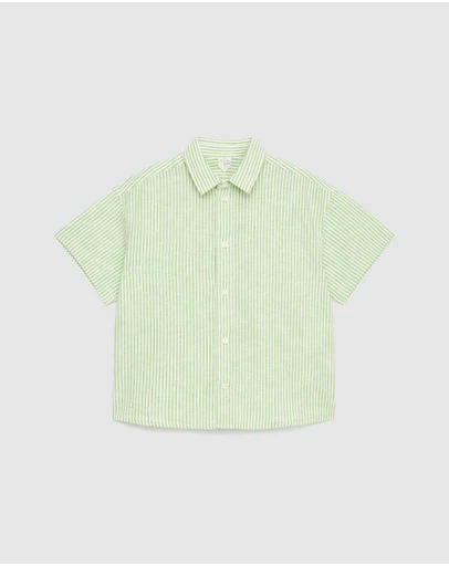 ARKET - Mats SS Linen Shirt - Kids-Teens