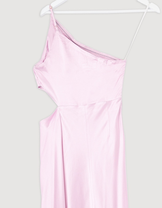 Revibe - Repaired Shona Joy La Lune Asymmetrical Gathered Maxi Dress - AU 6