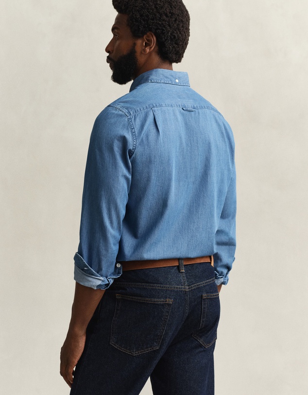 Gant - Slim Fit Indigo Shirt