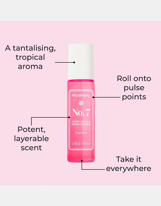 MCoBeauty - Roll-On Fragrance Hair & Body 10mL - No.7 (Sweet Guava & Fresh Coconut)