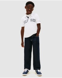 Tommy Hilfiger - Boys Regular Fit Textured Polo Shirt - Teens