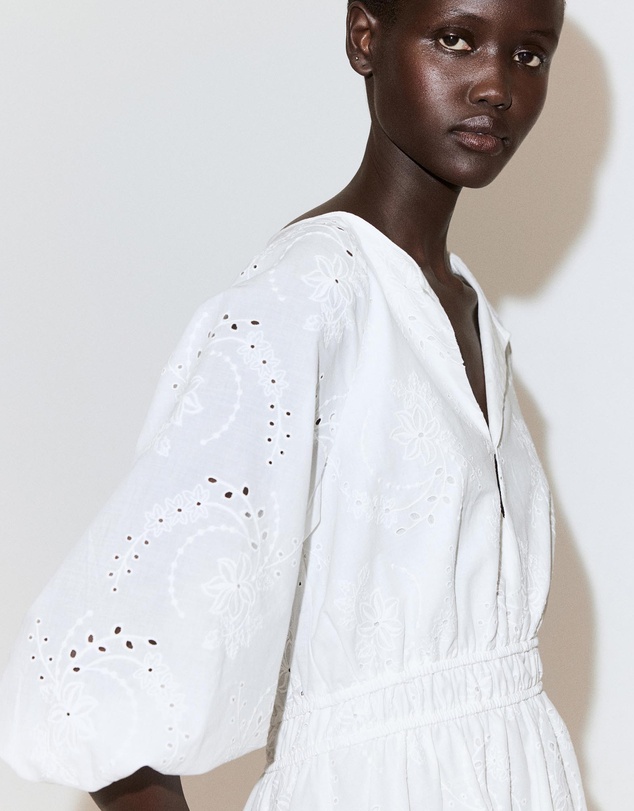 M.N.G - Embroidered Short Dress