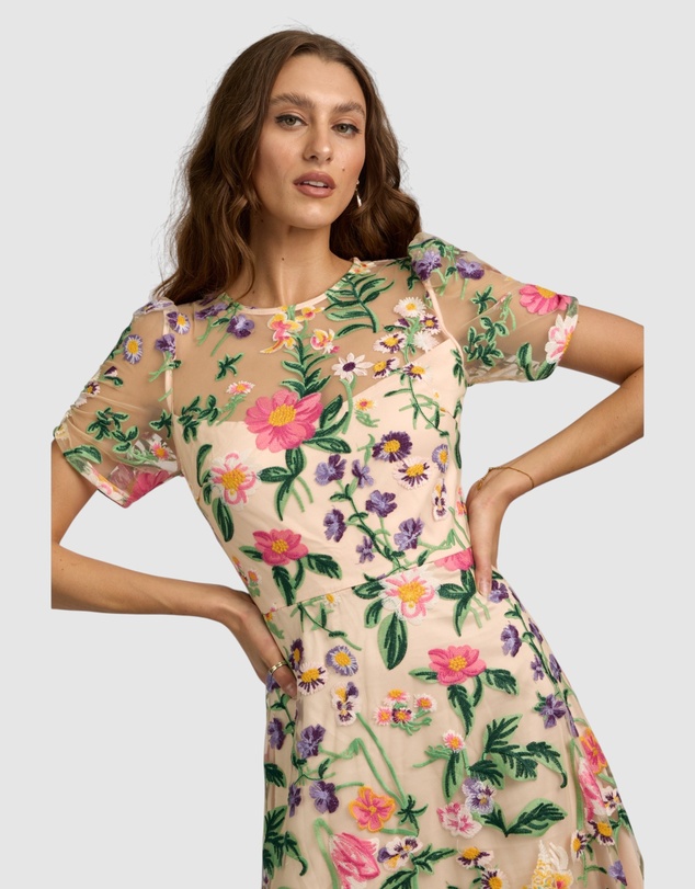 Romance by Honey and Beau - Angelina Sleeve Dress