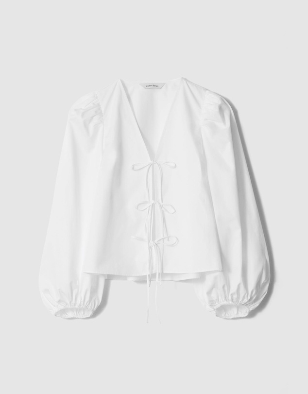 & Other Stories - Tie-Front Blouse