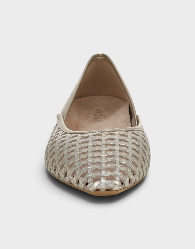 Vionic - Gracia Woven Flat - Gold