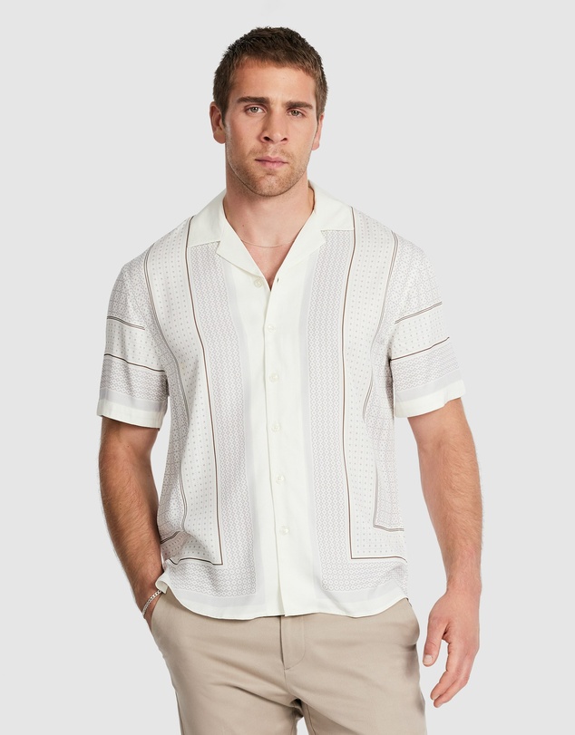 Tarocash - Jaques Viscose Geo Shirt