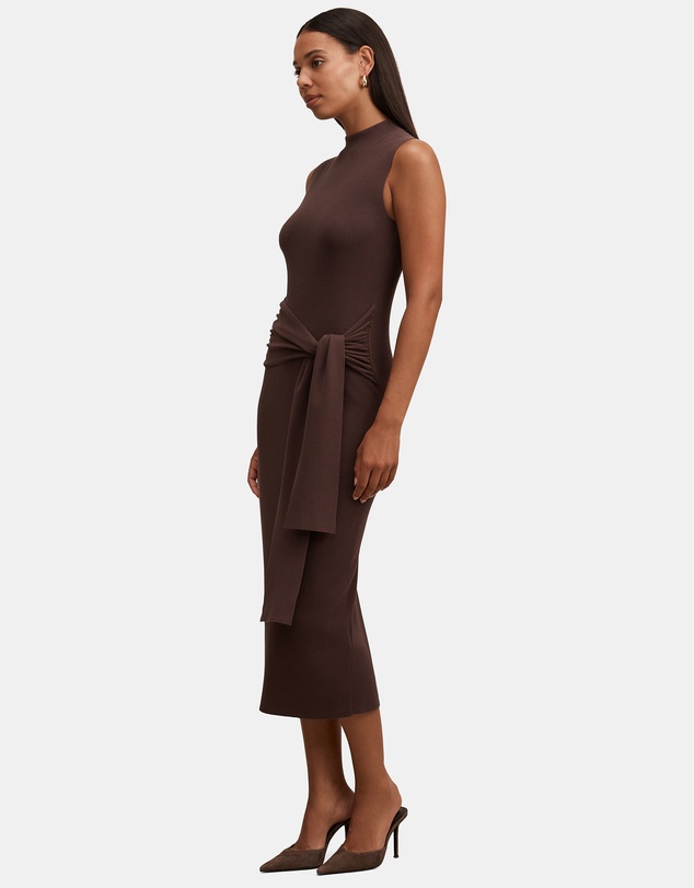 Forever New - Margot Wrap Detail Knitted Midi Dress
