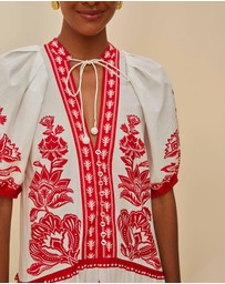Farm Rio - Boho Garden Midi Dress