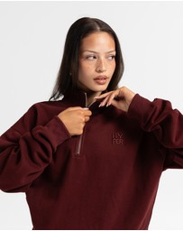 HyperLuxe The Label - 1/4 Zip Sweatshirt