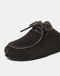 EVERAU - EverAU Ugg Yancy Cow Suede Upper Loafer Oxfords Flats