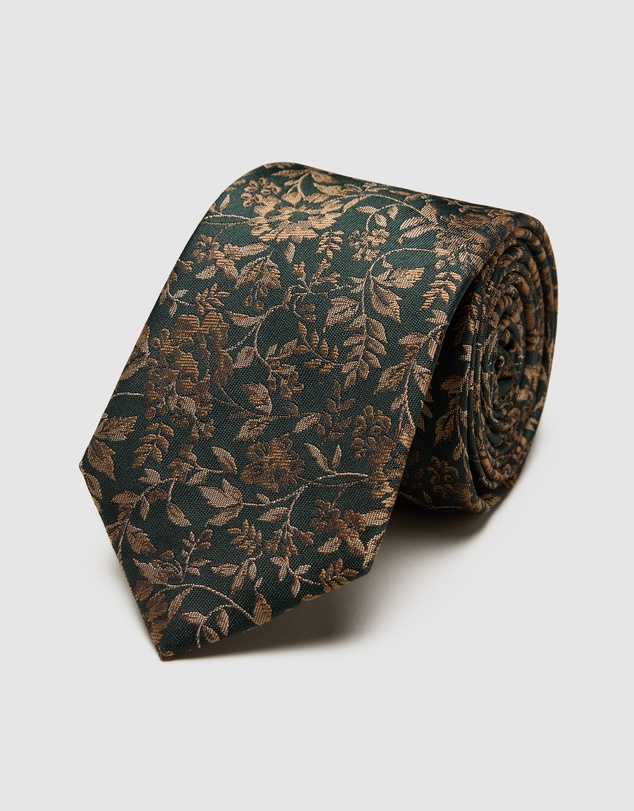 Politix - Oliver Floral Jacquard Silk Tie