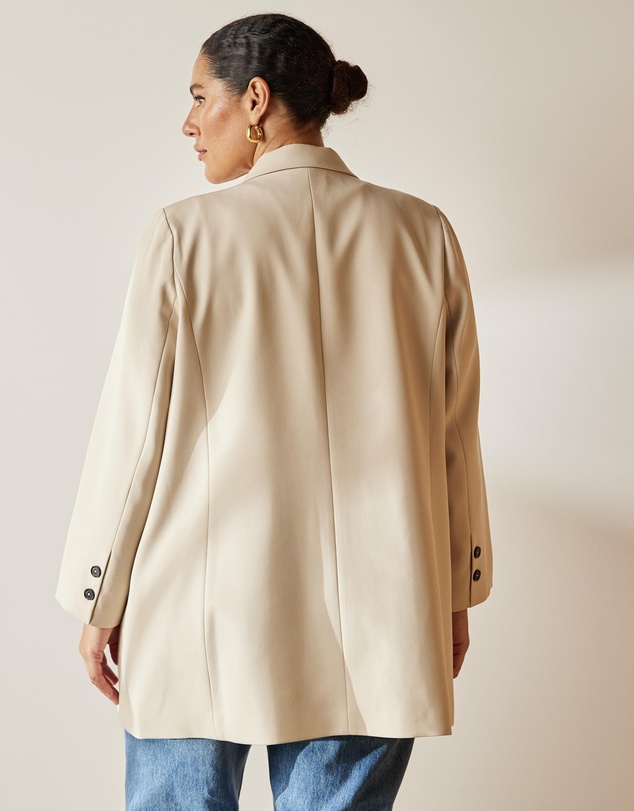 Atmos&Here Curvy - Mika Longline Blazer Coat