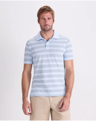 Sportscraft - Sc Stripe Pique Polo