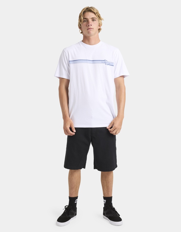 Quiksilver - Mens Line Up Stripe T-Shirt