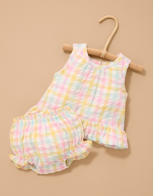 Purebaby - Ruffle Set-Kids-Babies