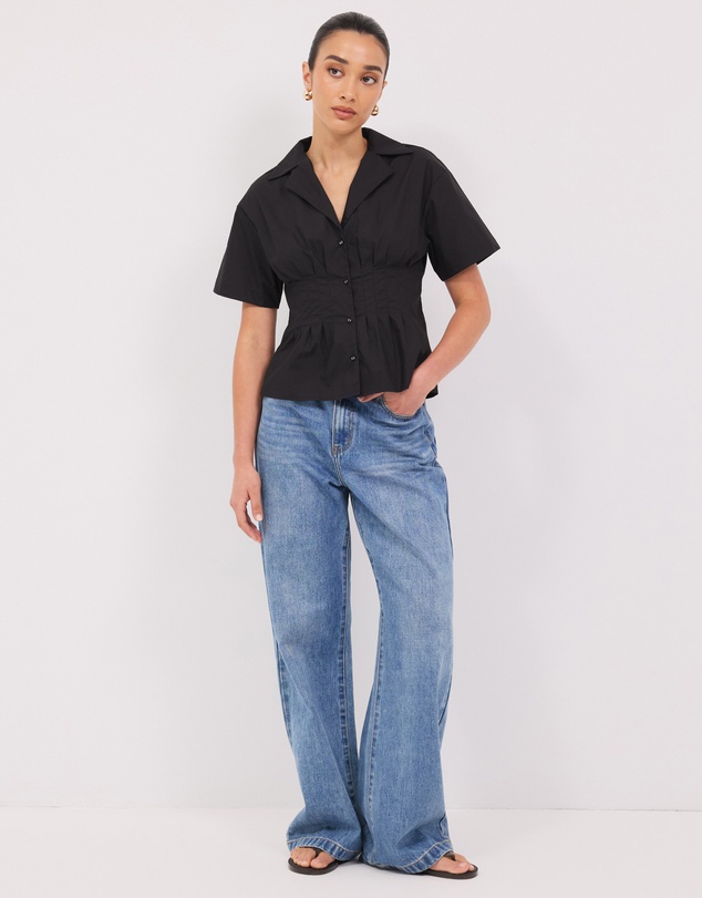 Calli - Liv Tucked Shirt