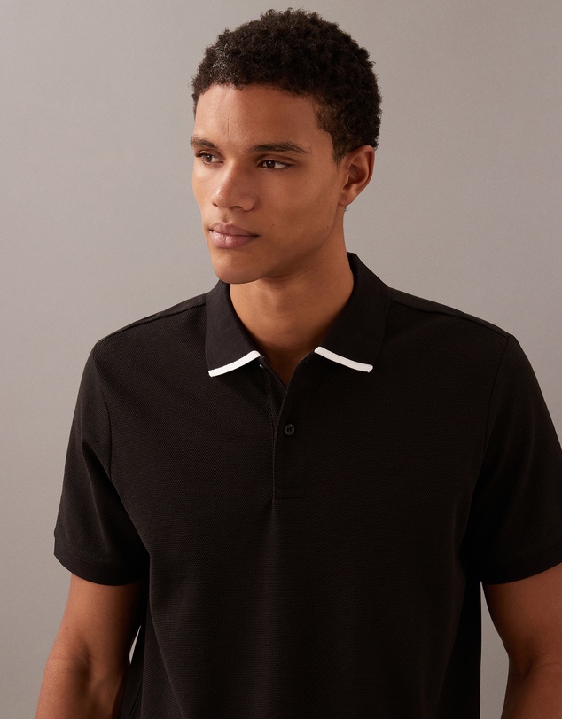 Calvin Klein - Bubble Stitch Polo Shirt