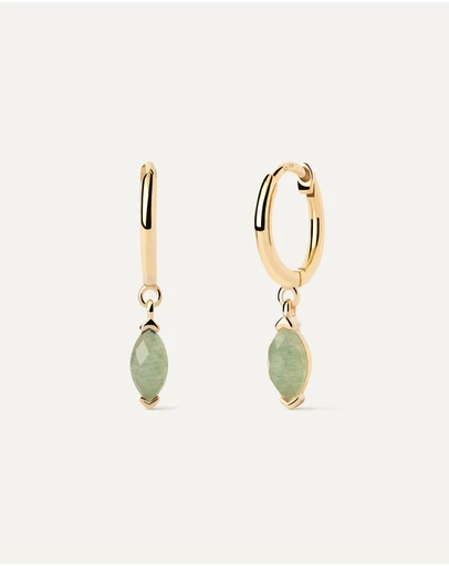 PDPAOLA - Green Aventurine Nomad Earrings
