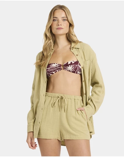 Billabong - Womens Wanderer Elastic Waist Shorts