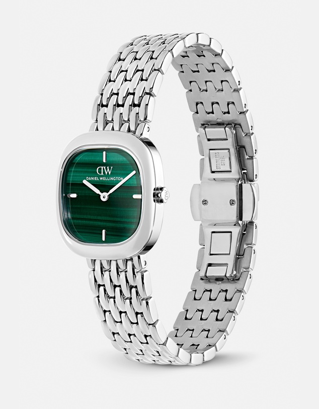 Daniel Wellington - Corta 24x28mm Malachite Grain-Link