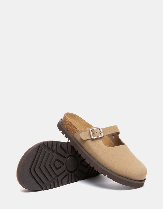 EVERAU - Australian Shepherd Ugg Brikon Cow Suede Upper Loafer Oxfords Flats