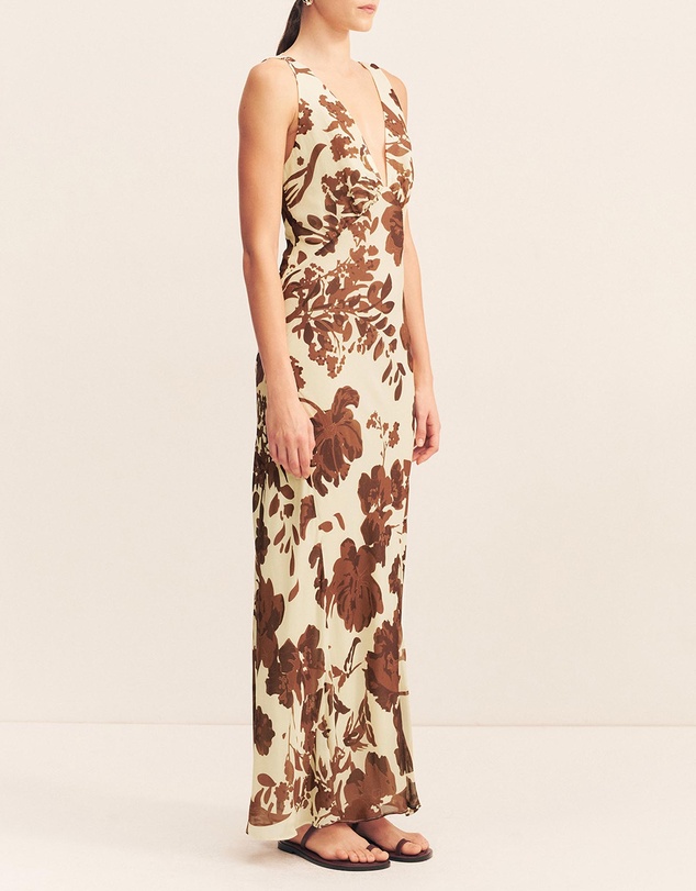 Shona Joy - Noa Plunged Maxi Dress