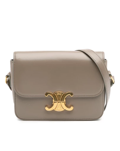 Pre-Loved by Azura Reborn - Pre-Loved Teen Shiny Calfskin Triomphe Crossbody