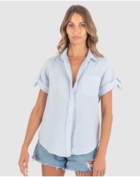 CAMIXA - FEBE Short Sleeve Linen shirt