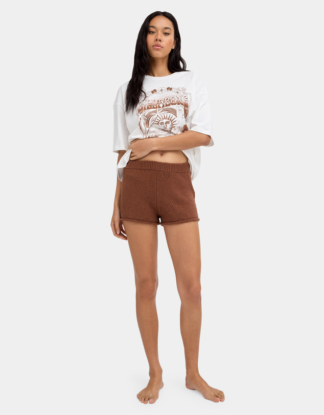 Billabong - Womens All Day Me Elastic Waist Shorts