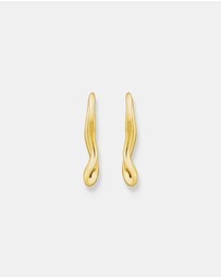 THOMAS SABO - THOMAS SABO Big Wavy Hoop Earrings in Gold