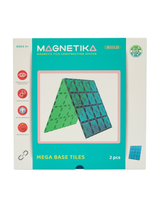 Magnetika - Magnetic XL Base Plate Tiles 2 Piece