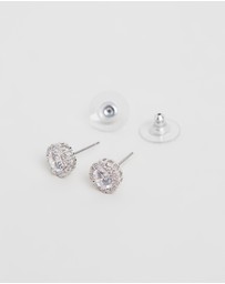Stephanie Browne - Caulfield Earrings - Rhodium