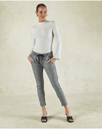 DRICOPER DENIM - Active Cobalt Blue Check Jeans