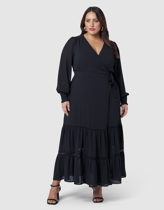 Pink Dusk by Curve Project - Hanky Panky Wrap Dress
