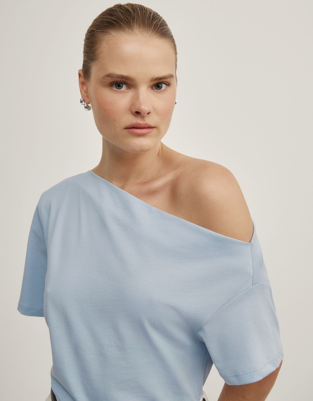 Witchery - Ruched Asymmetric T-shirt